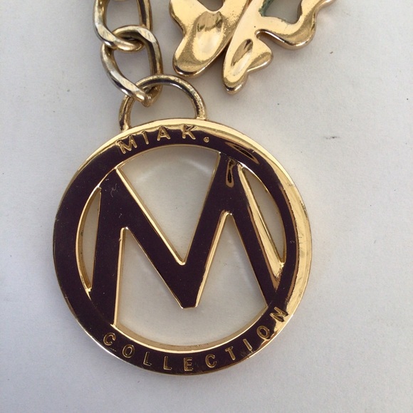 MIA K COLLECTION GOLDTONE BAG CHARM KEYCHAIN - Picture 5 of 8
